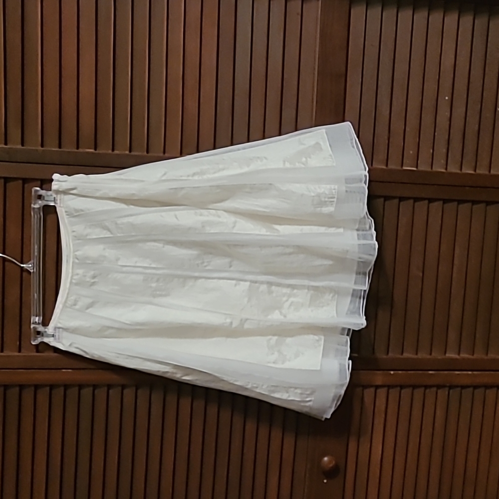 Classic Saint Tropez West Satin and Tulle cream skirt